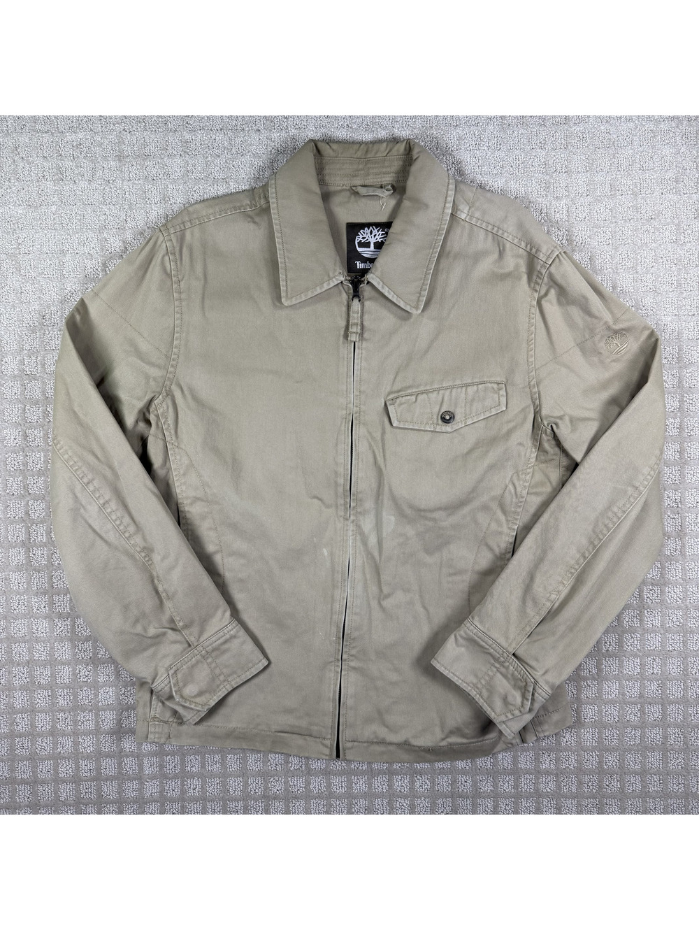 Timberland beige zip jacket M